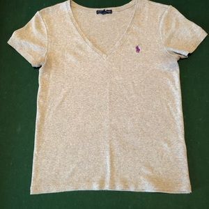 Ralph Lauren Grey Short sleeve top